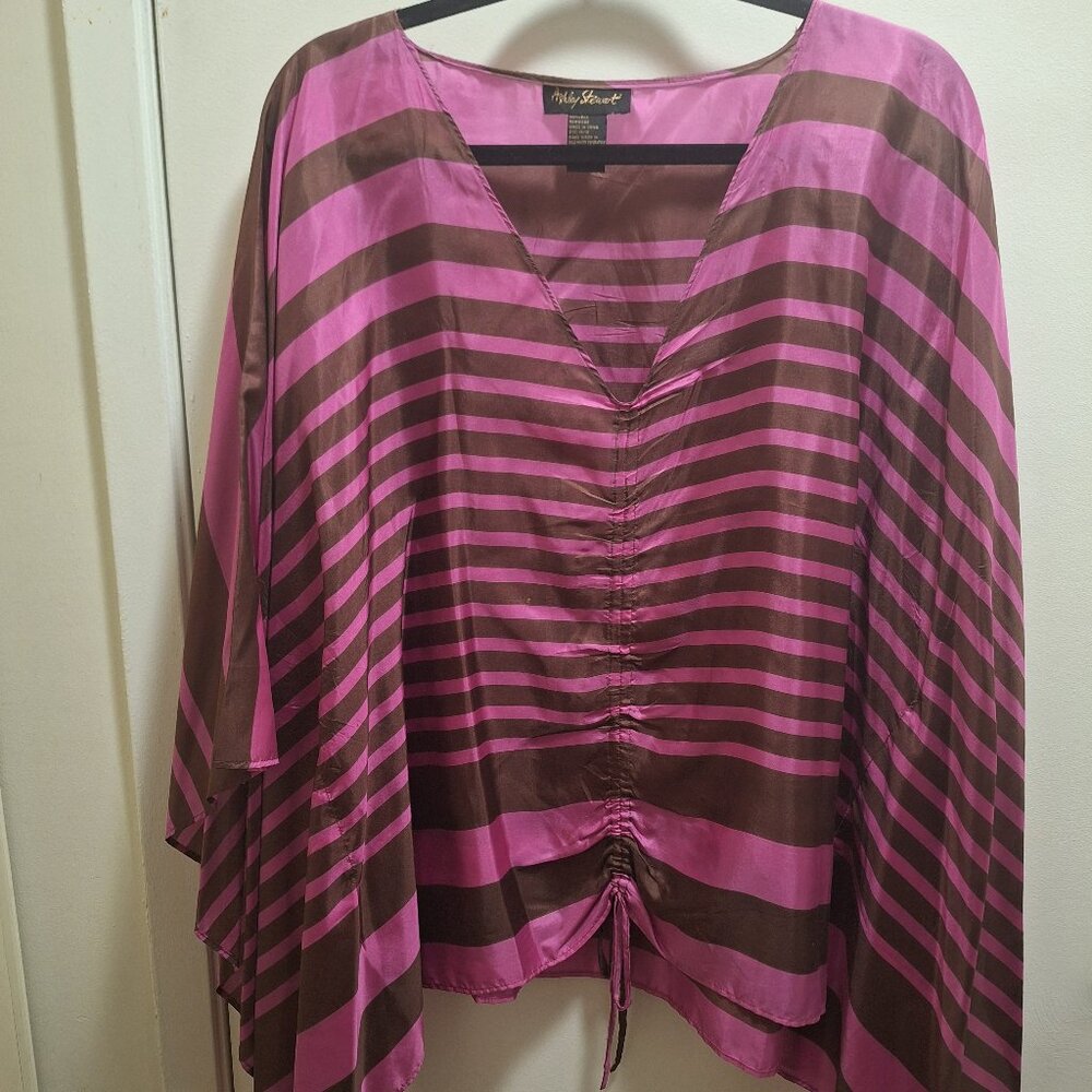 ASHLEY STEWART SILK TOP.